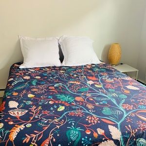 Anthropologie Boho Print Duvet - Queen